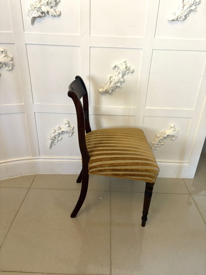 Pair of Antique George III Quality Mahogany Side Chairs - Image 8